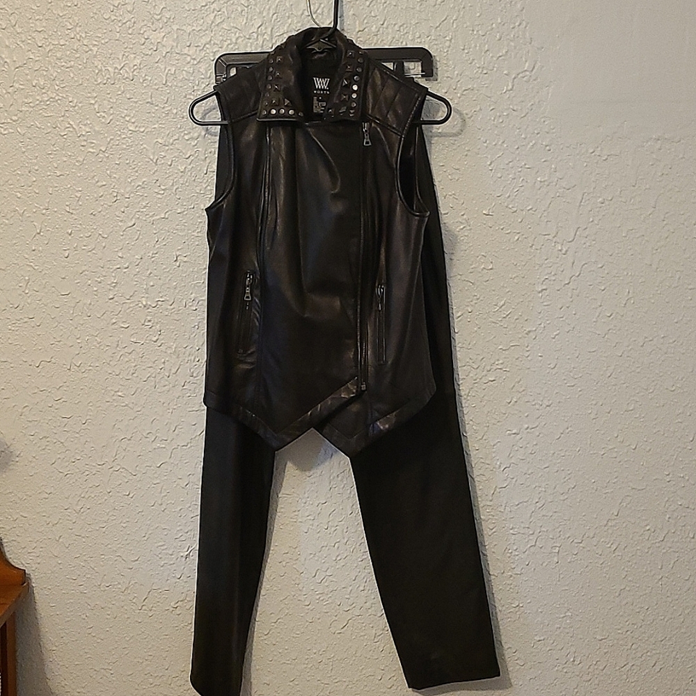 Worth Leather Pants and Vest